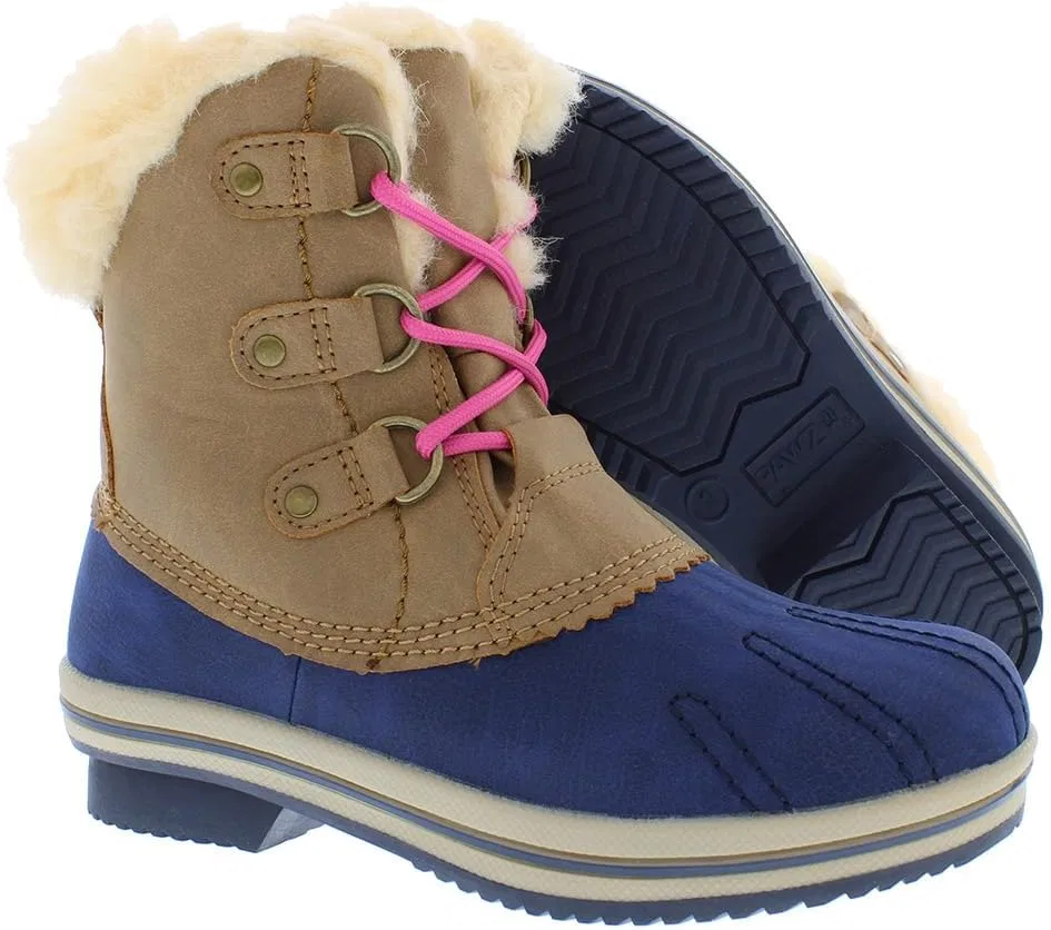 Детские ботинки для девочек Everly Youth GS BEARPAW, Blue/Brown — фото 4