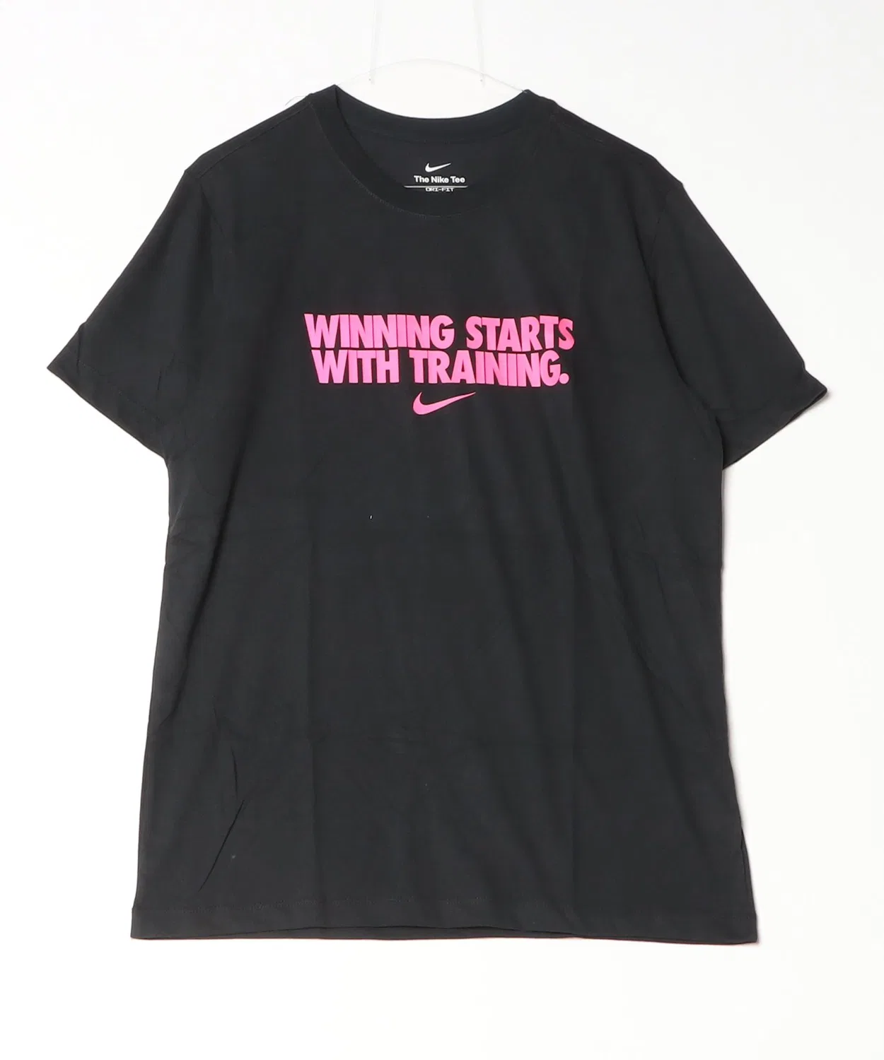 Мужская футболка с коротким рукавом Nike DF Winning NIKE, Black/Pink