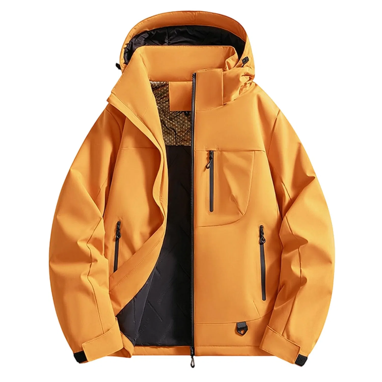 Женская ветрозащитная утепленная куртка для активного отдыха, Orange1-A — фото 3