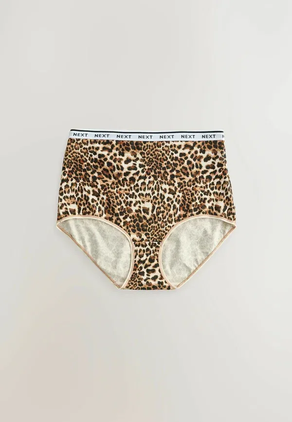 Трусы animal print 4 pack - briefs Next, Leopard Print — фото 4