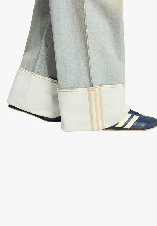 Широкие джинсы Adidas Originals, синий — фото 4