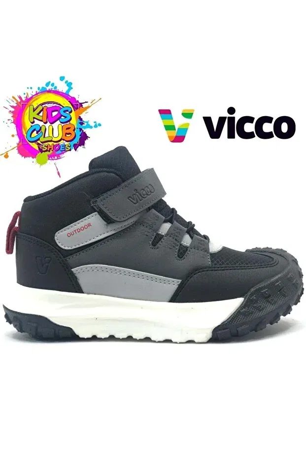 Детские ботинки для девочек ортопедические Vicco annie Kids Club Shoes, Black