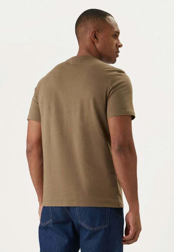 Футболка с принтом Print T-shirt Calvin Klein, Khaki, хаки — фото 3