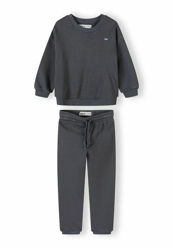 Спортивный костюм из двух предметов, хлопок, tracksuit Minoti Gunmetal, синий — фото 2