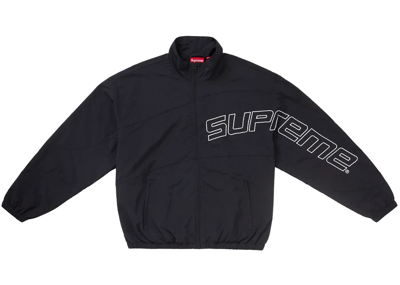 Мужская куртка с принтом Supreme Curve Track Jacket (SS24) Supreme, Black