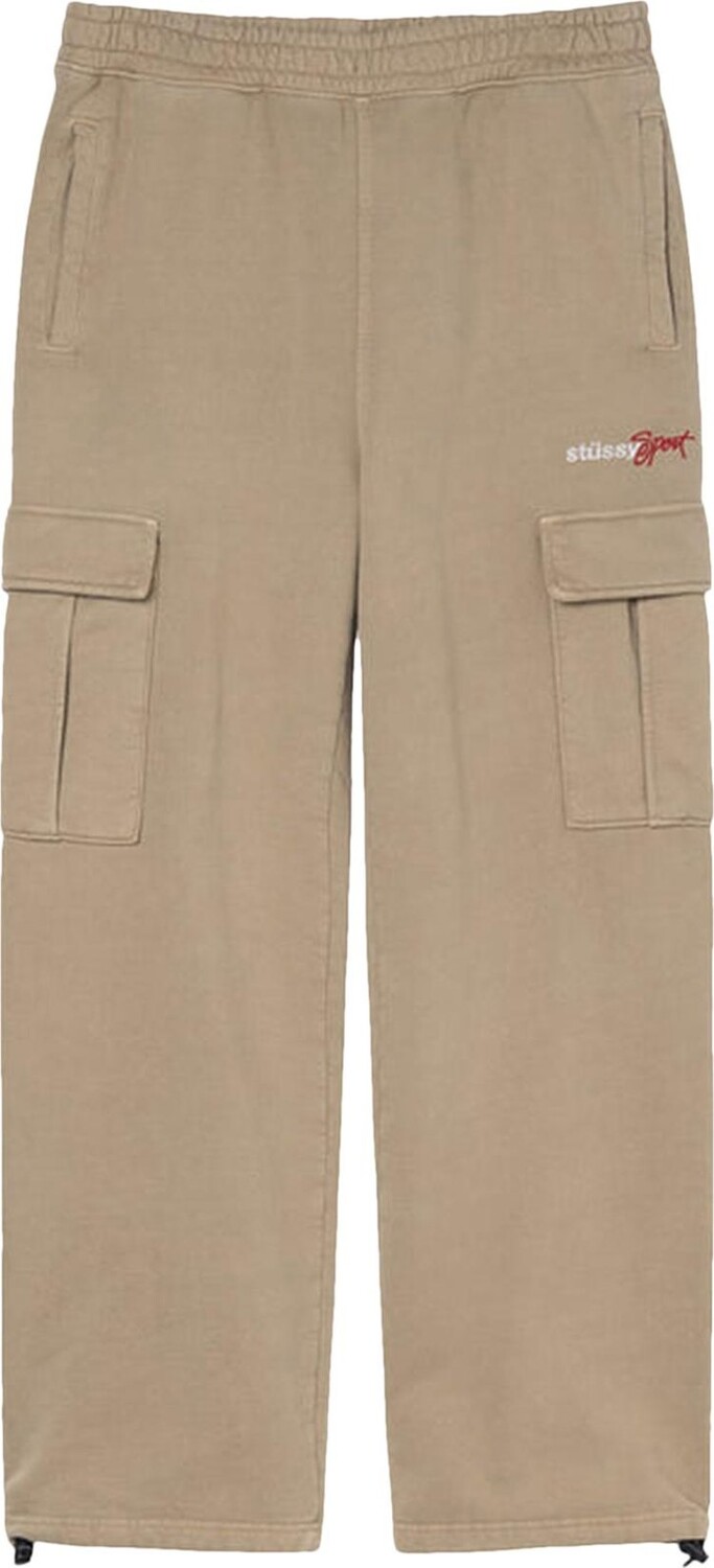 

Брюки Stussy Sport Cargo Fleece Pant 'Khaki', загар