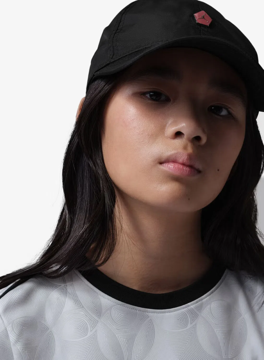 Футболка с коротким рукавом с круглым вырезом Youth PSG Dri-Fit Academy Pro Nike, серая — фото 3