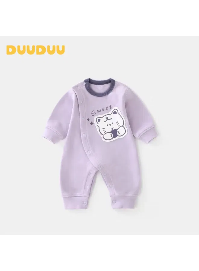 Боди-комбинезон с длинным рукавом Duuduu, фиолетовый