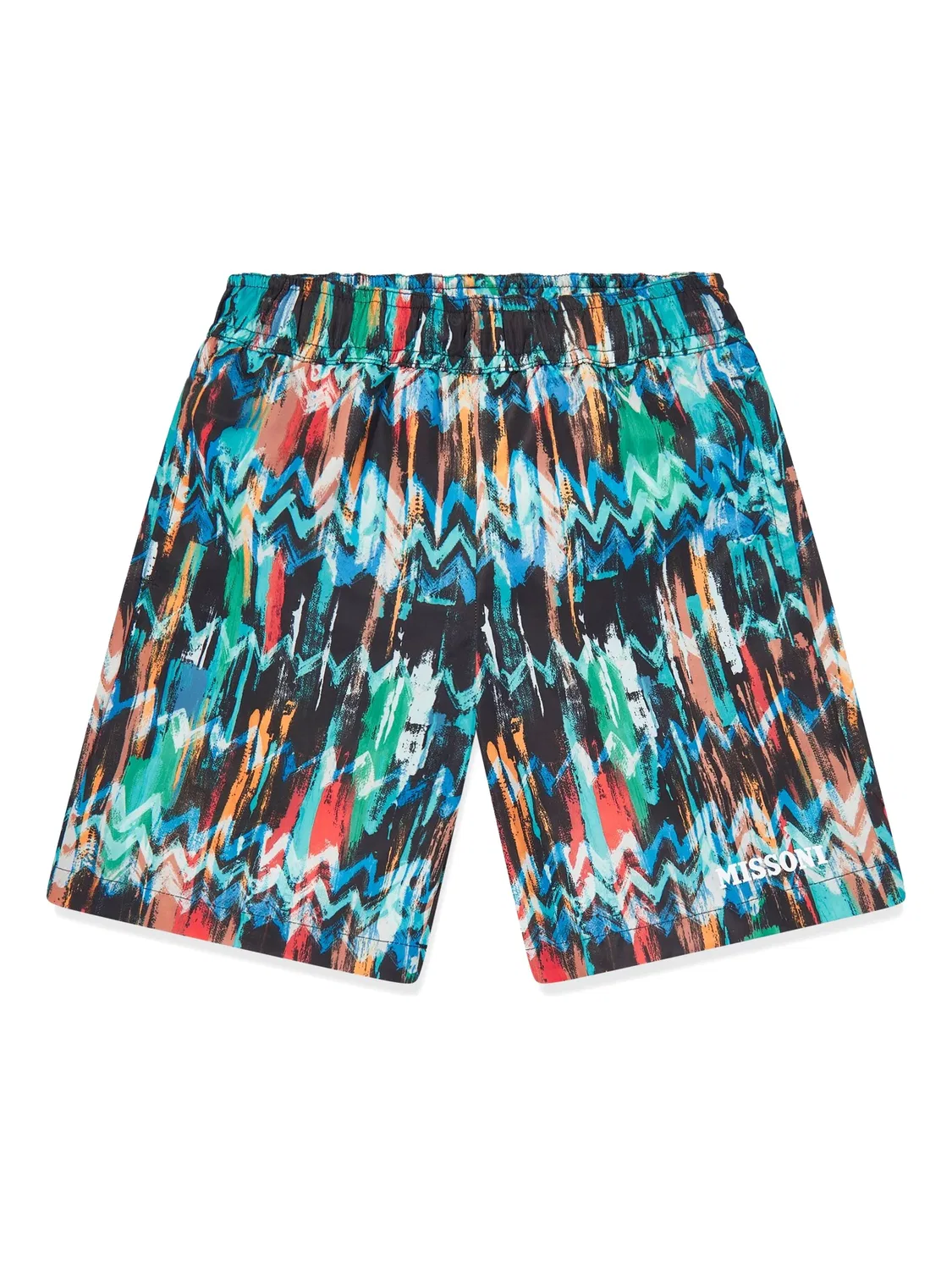 Шорты для плавания с зигзагообразным рисунком Missoni, полночный синий