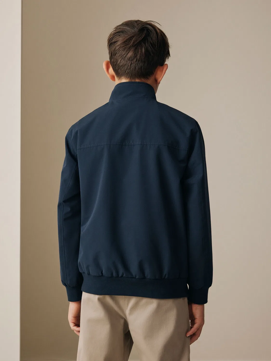 Куртка Харрингтон, модель Navy Harrington Jacket Next, темно-синий — фото 3