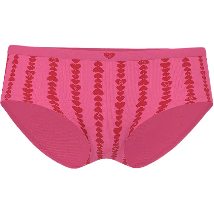 Женские трусы с принтом Rose Garden Heart-Shaped Stripes Victoria's Secret