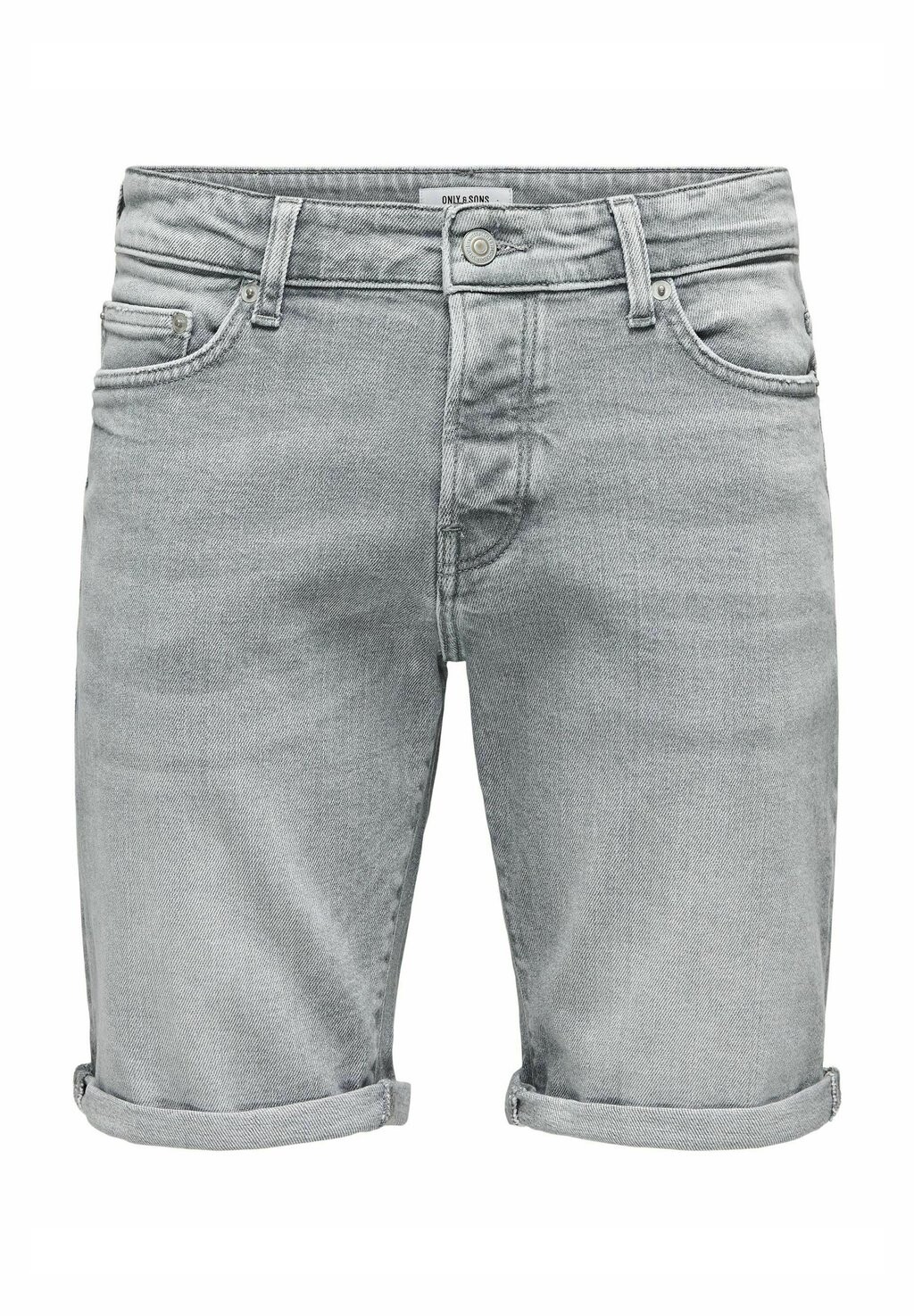 

Джинсовые шорты NORMAL GESCHNITTEN MITTLERE TAILLE Only & Sons, серый деним