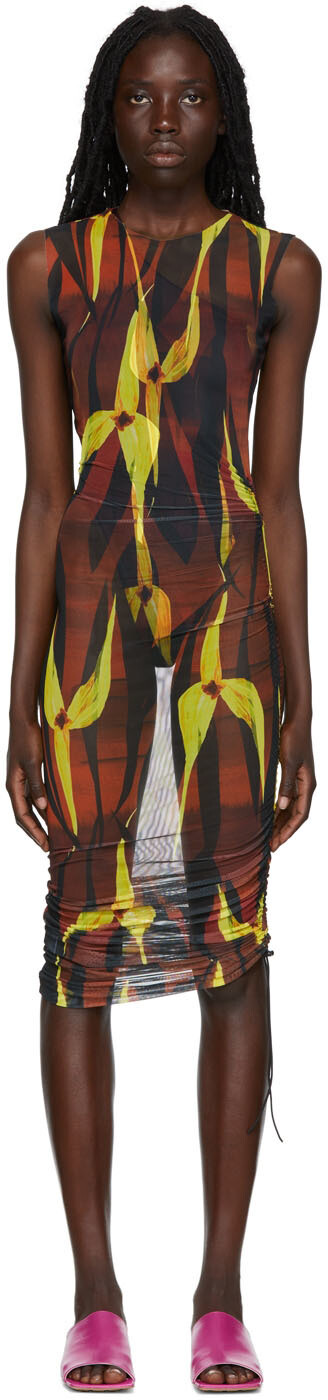 

Эксклюзивное многоцветное платье миди SSENSE Heatwave Louisa Ballou