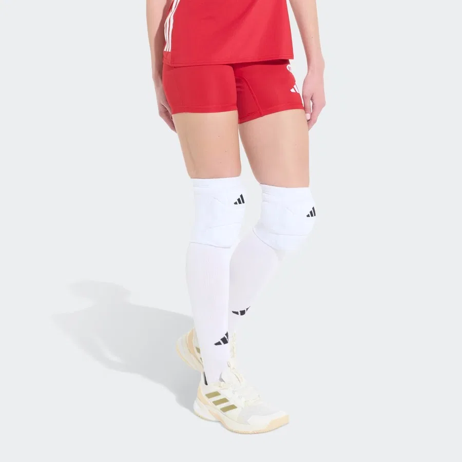 Женские леггинсы с принтом Cuqs 4in Sho W Tvf adidas, Красный — фото 2