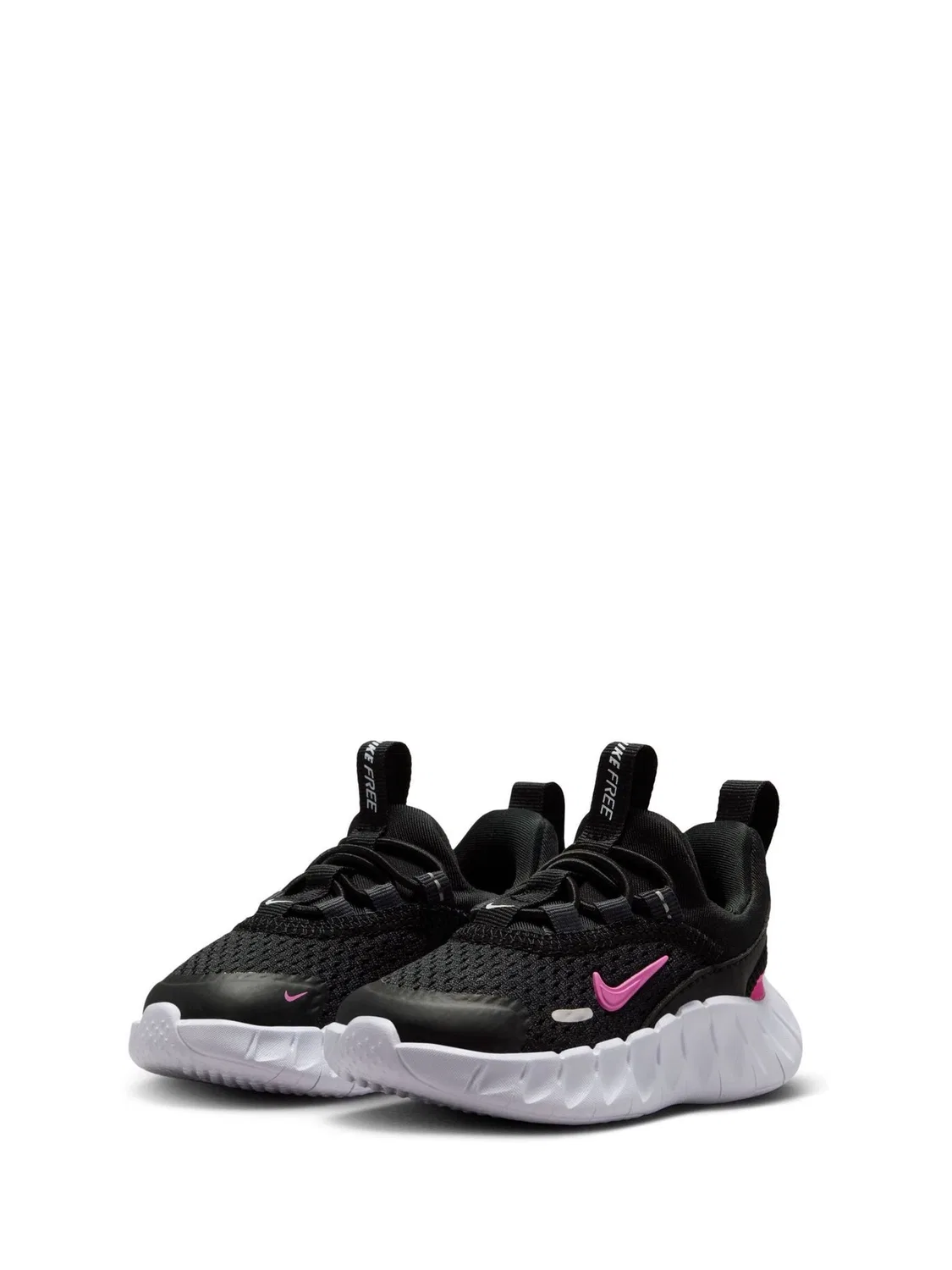 Кроссовки для малышей Nike Free Ride, Black/Pink — фото 2