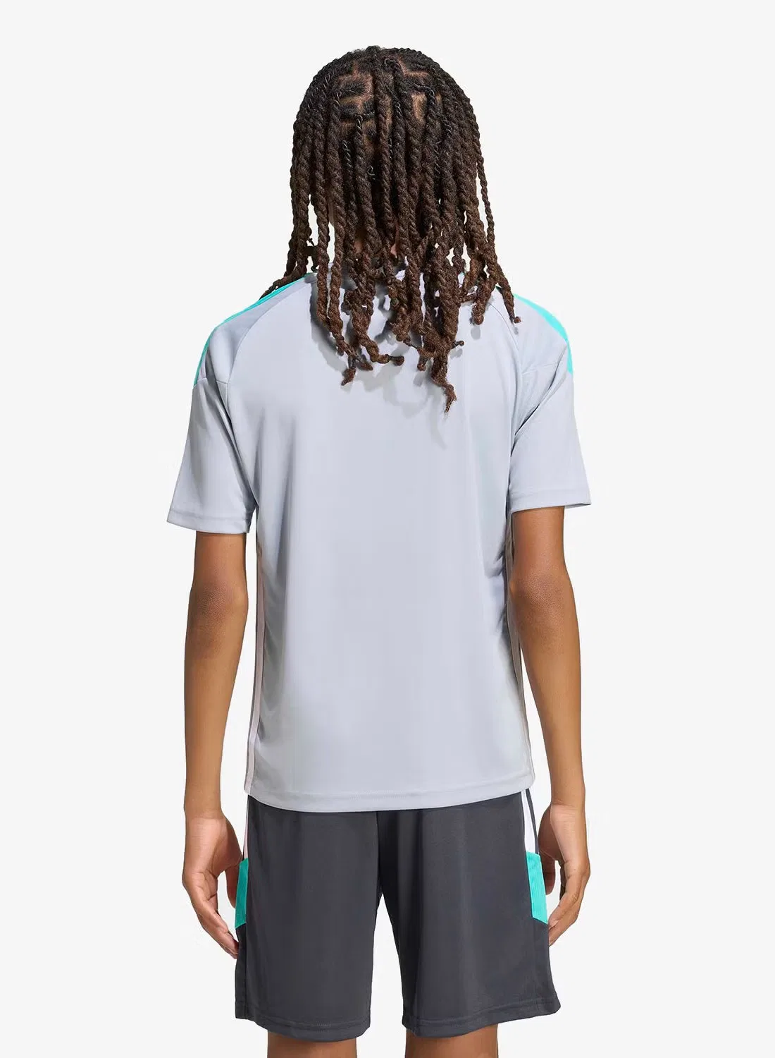 Футболка с принтом Tiro 26 Essentials Adidas, серый — фото 4