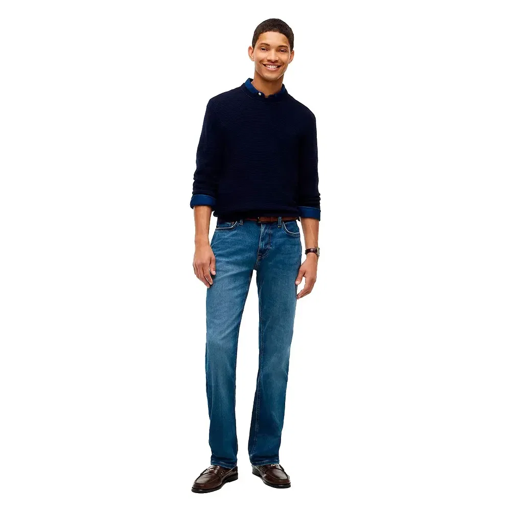 Мужской свитер из хлопка с кашемиром Tommy hilfiger, Blue — фото 4