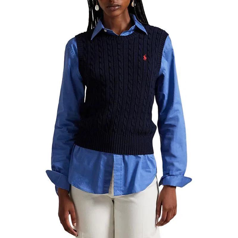 Топ-майка Tank Top Women's, Polo Ralph Lauren, Marine Blue — фото 3