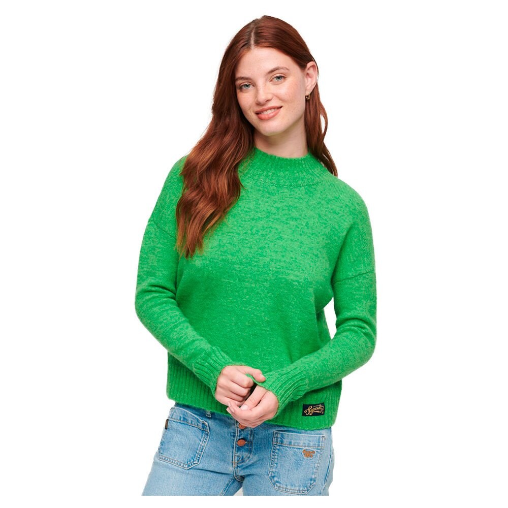 

Свитер Superdry Essential Turtle Neck, зеленый