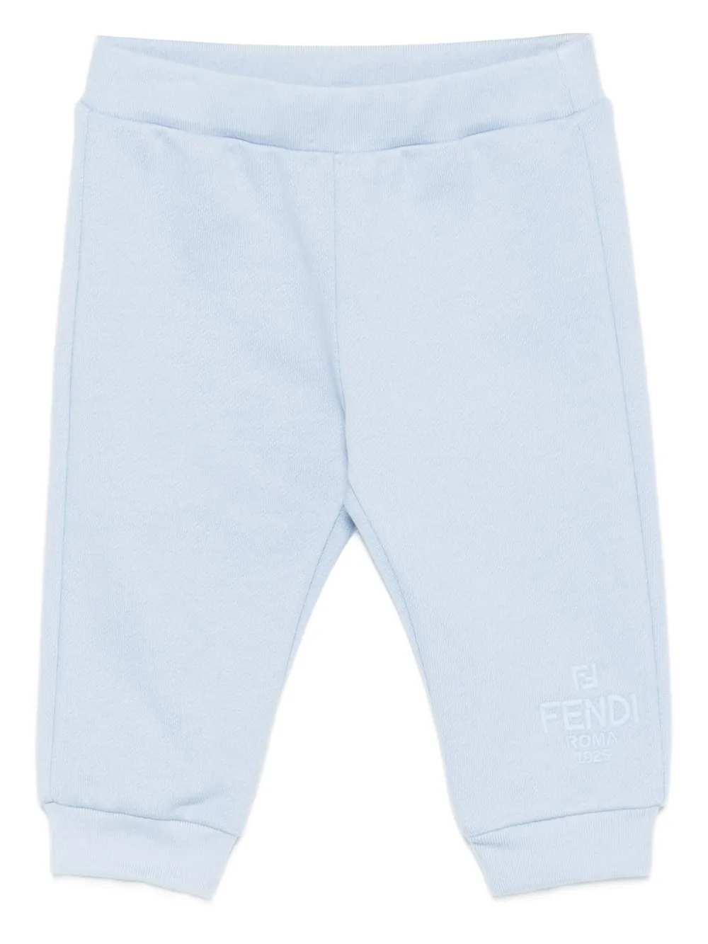 

Спортивные брюки с вышитым логотипом FENDI KIDS, синий