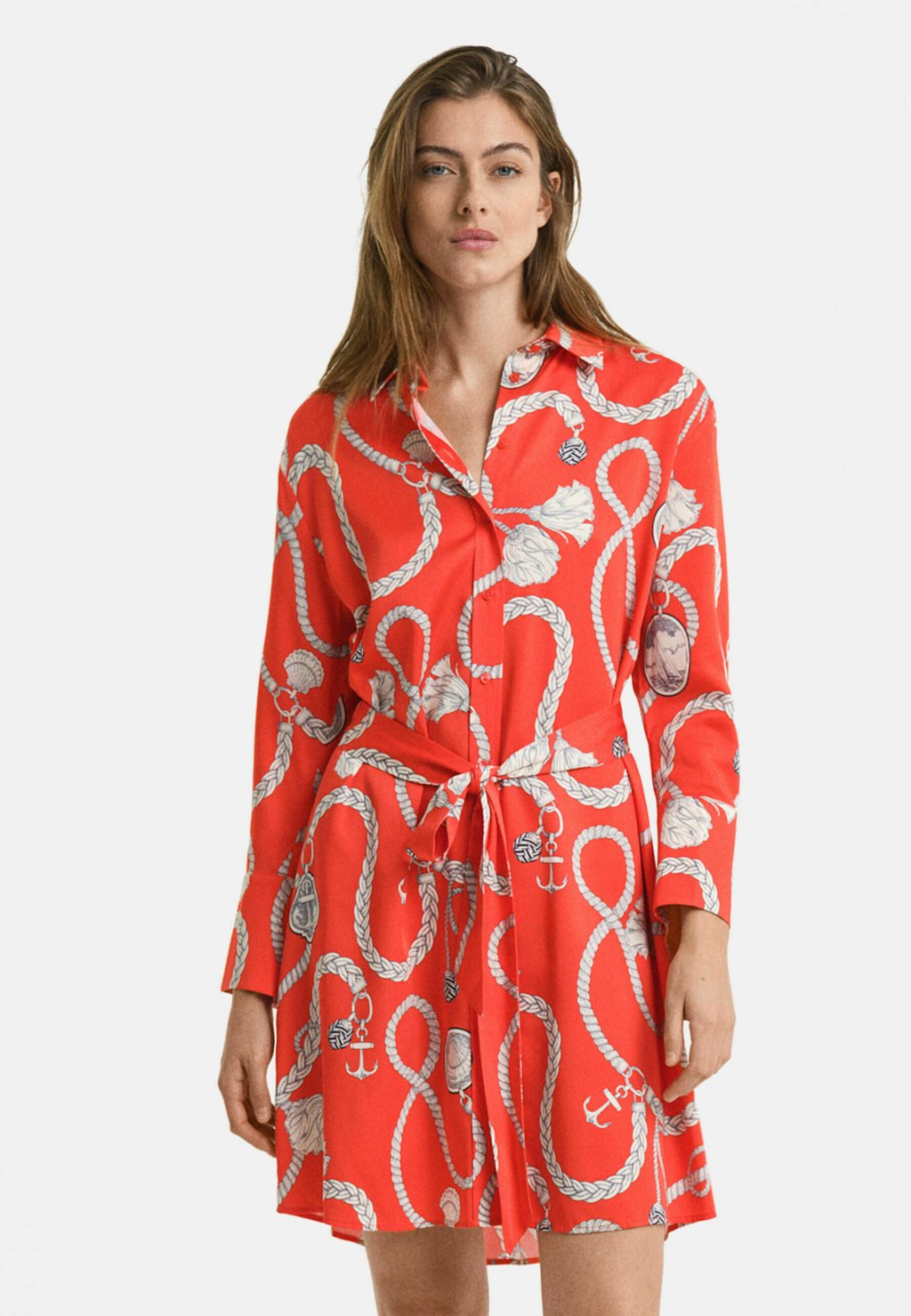 

Платье-рубашка SAILING PRINTS GANT, оранжевый