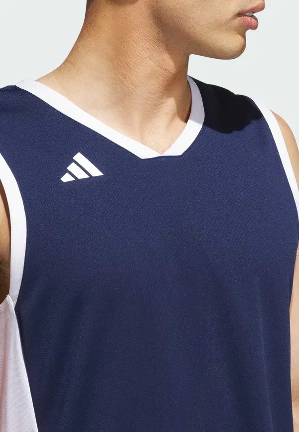 Топ Adidas Performance, белый/темно-синий — фото 3