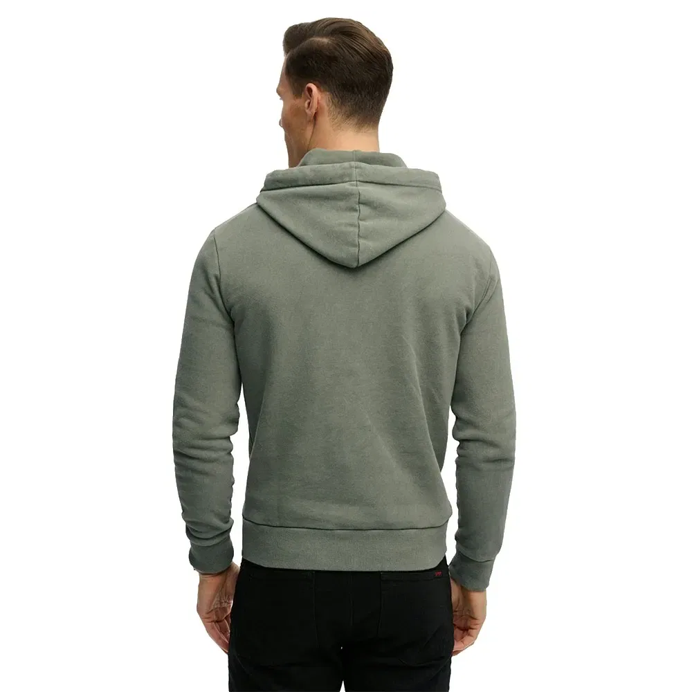 Худи Athletic Emboss Relaxed Fit Superdry, зеленый — фото 2