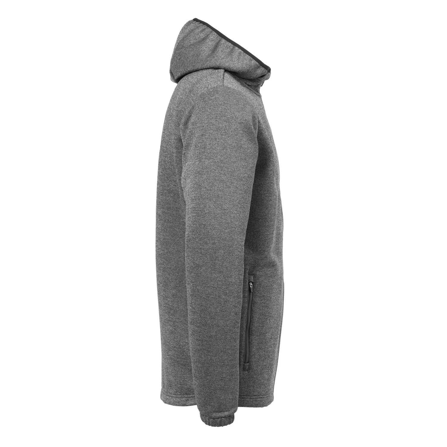 Детская флисовая куртка с капюшоном Essential Fleece Uhlsport, Grau / Kohlengrau / Dunkelgrau — фото 4