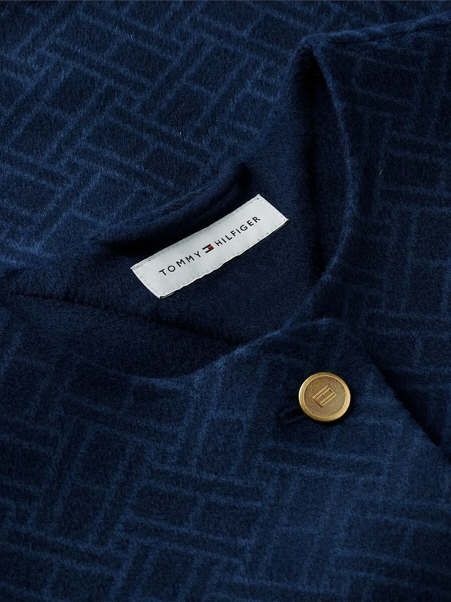 Куртка TOMMY HILFIGER межсезонья, синий, темно-синий — фото 3