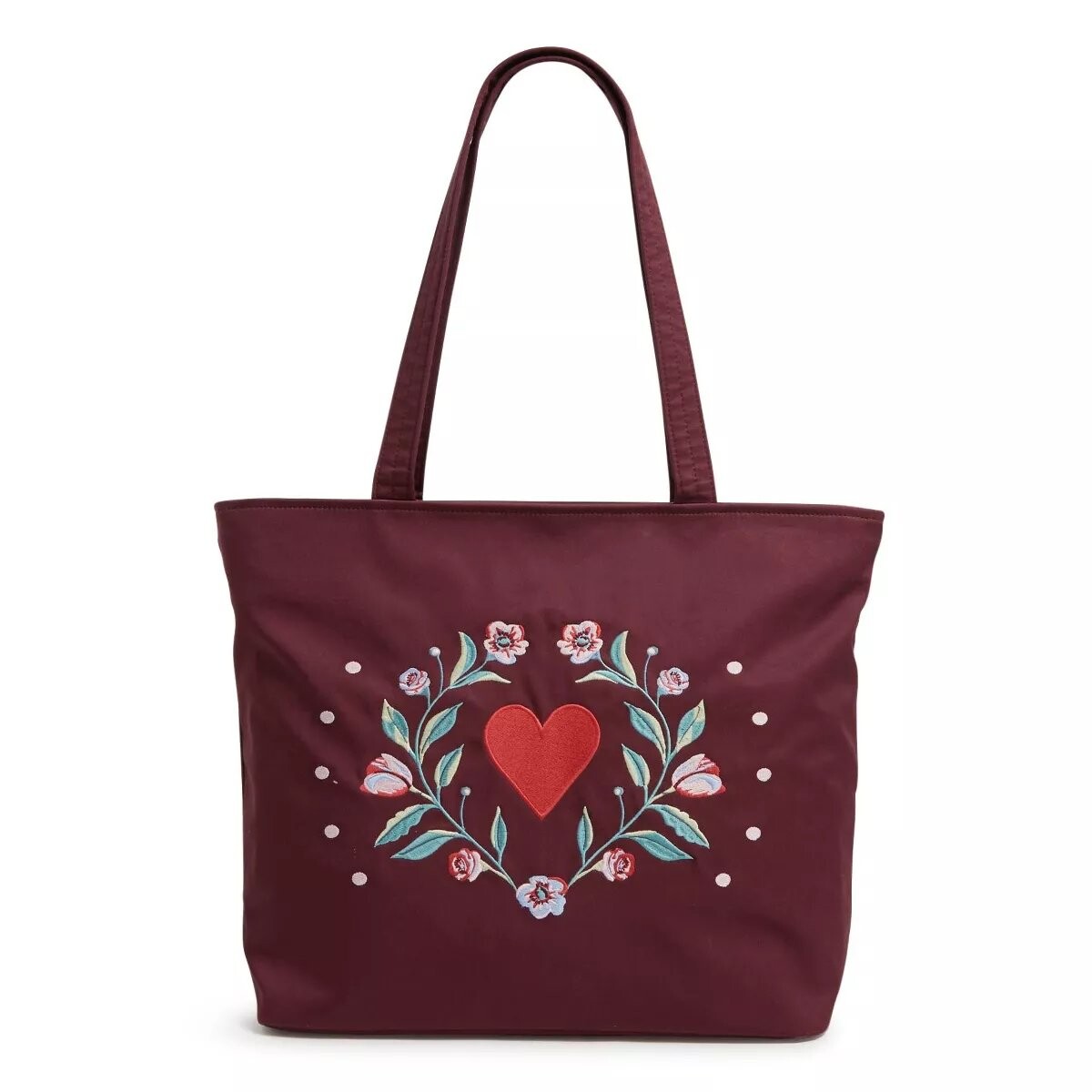 

Сумка-тоут Vera Bradley Cotton Women's, бордовый, Красный, Сумка-тоут Vera Bradley Cotton Women's, бордовый