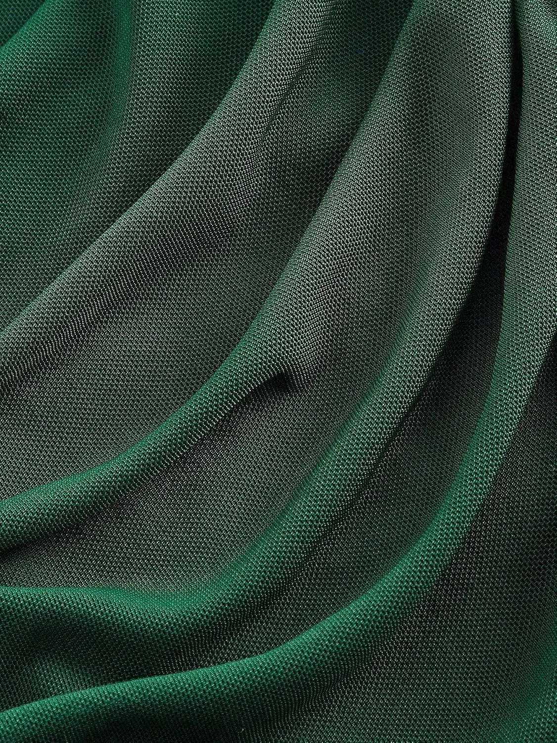 Женское миди-платье с асимметричным плечом Bodycon, Dark Green — фото 4