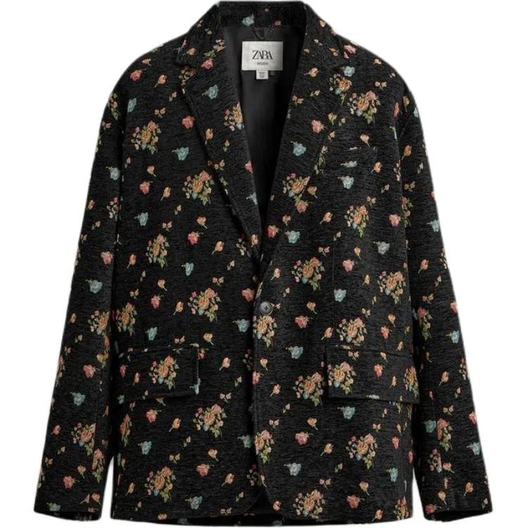 Мужской деловой костюм с лацканами Black/Yellow ZARA, Black/Yellow