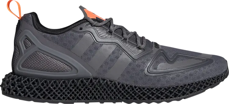 

Кроссовки Adidas ZX 2K 4D 'Grey Solar Orange', серый