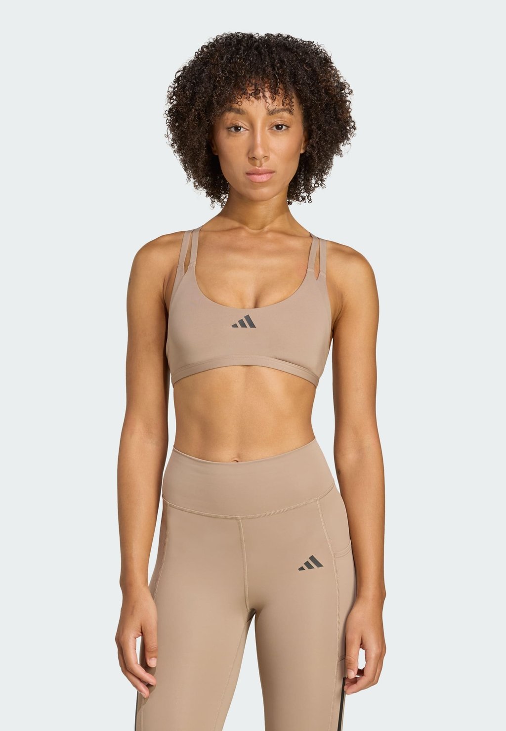 

Спортивный бюстгальтер с легкой поддержкой IMPACT LUXE Adidas Performance, коричневый