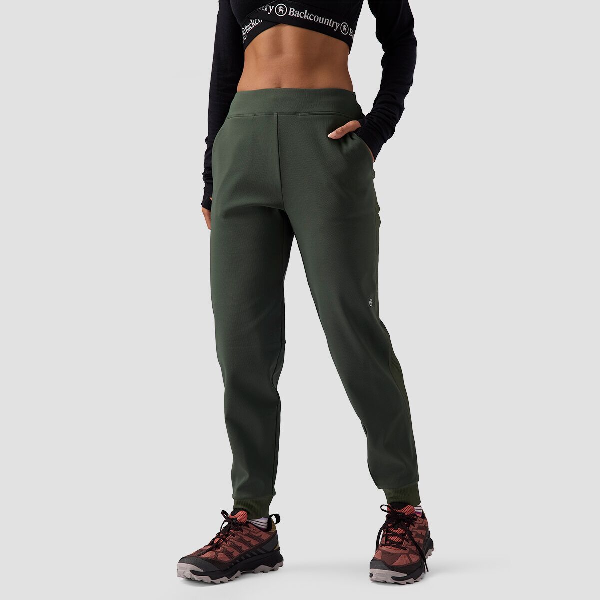 

Мягкие флисовые брюки softshell Backcountry, цвет climbing ivy