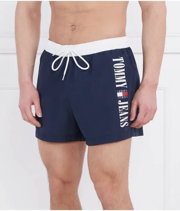 Пляжные шорты slim fit Tommy Hilfiger, темно-синий