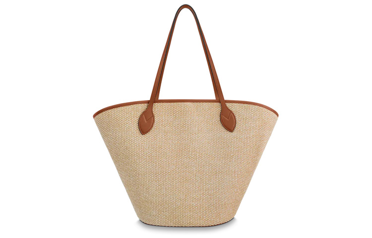 Сумка пляжная через плечо из кожи Cow Leather, Regular, женская, цвет Caramel LOUIS VUITTON, basic set (bag+dust bag) — фото 3