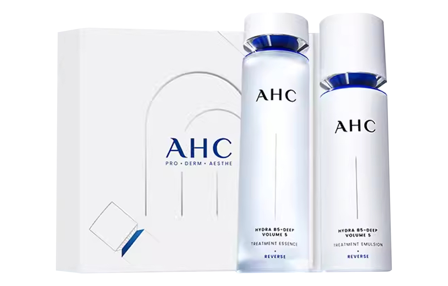 Набор уходовой косметики AHC Love And Pure Dewy Water Lotion для уменьшения морщин, подтяжки и увлажнения 130мл+100мл A.H.C — фото 3