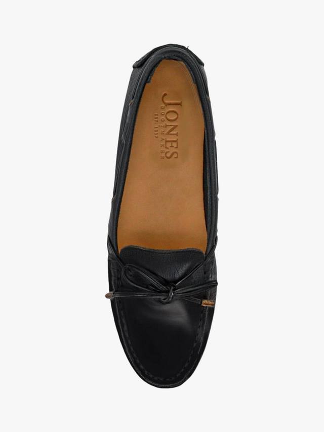 Туфли-лоферы Perri из лаковой кожи Jones Bootmaker, Black — фото 4