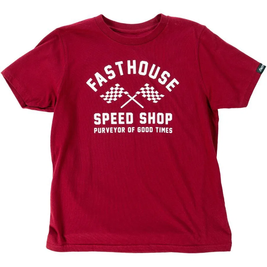 Молодежная футболка «Перекресток» Fasthouse, Cardinal
