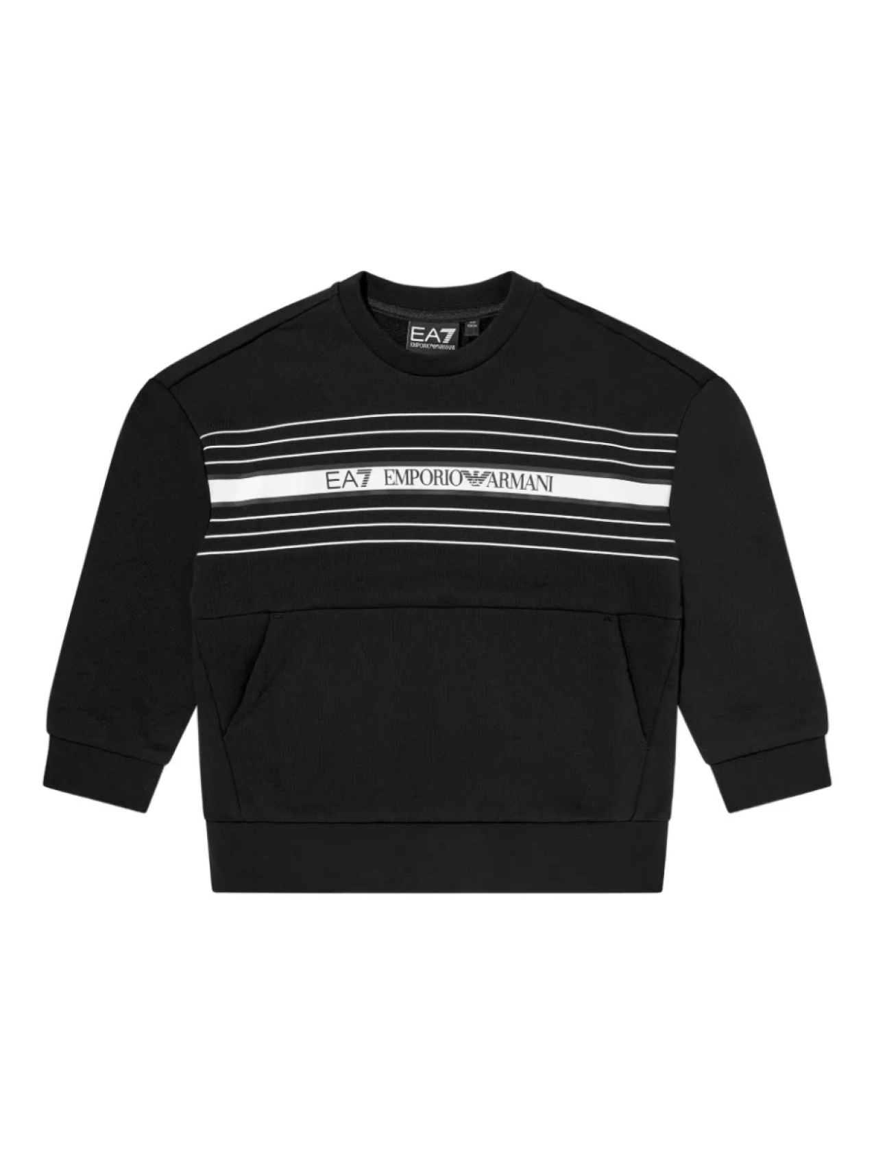 

Толстовка с логотипом Emporio Armani Kids, черный