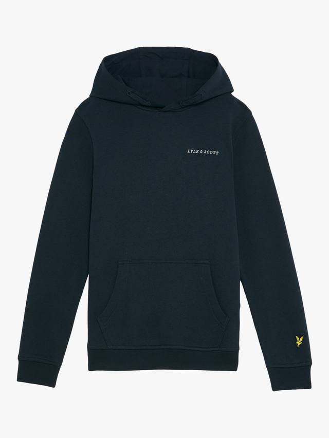 

Детская худи с вышивкой Script Lyle & Scott, Dark Navy