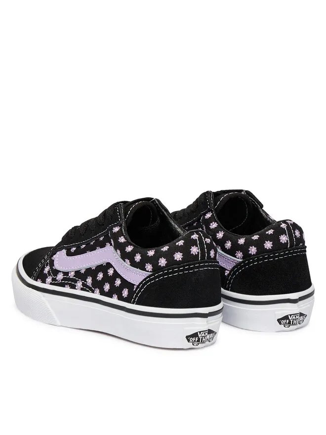 Vans Кроссовки Old Skool VN000Y1BPRP1 из черной ткани — фото 3
