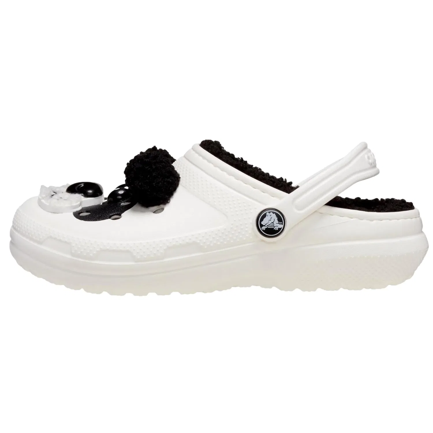 Детские сабо Crocs Classic Lined Iam Panda Bear Panda Bear 210395-0WX, серый