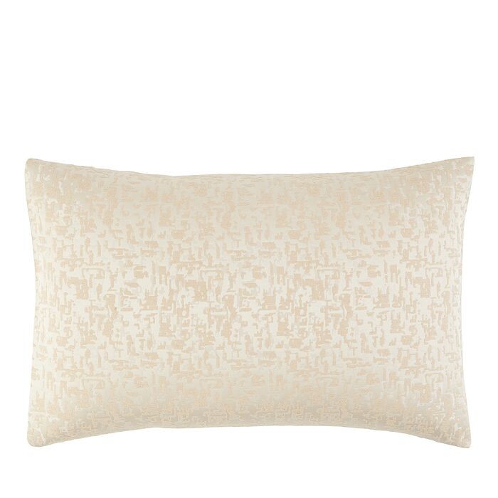 

Подушка Fragment Woven Jacquard Standard Sham Donna Karan, золотой