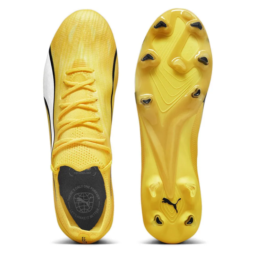 Футбольные бутсы Puma Ultra Ultimate Fg/Ag woman, желтый — фото 2