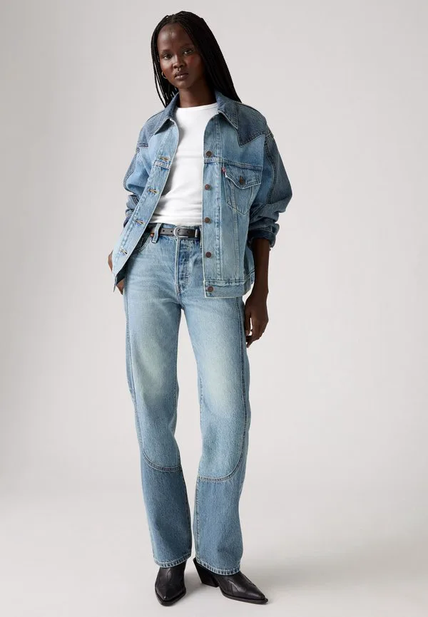501 ковбойские брюки-чапсы 90-х годов, прямые джинсы Levi'S, Free Range — фото 4