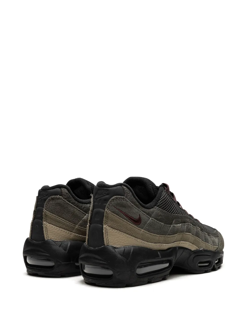 Кроссовки Air Max 95 Black Earth Nike, зеленый — фото 3
