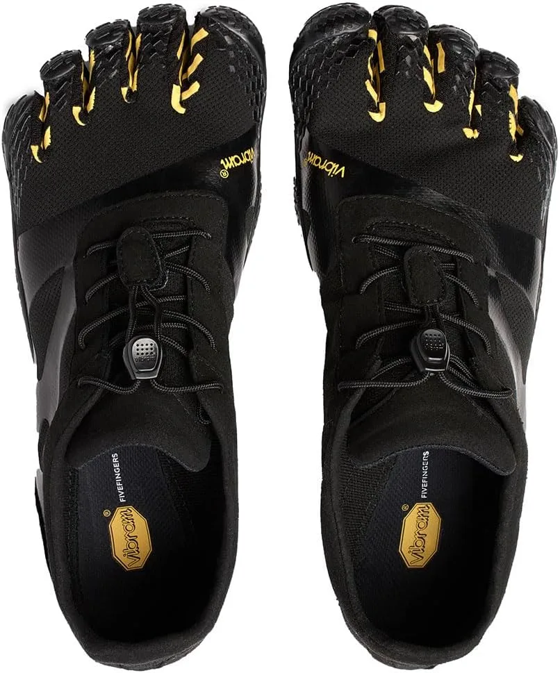 Мужские кроссовки Vibram FiveFingers KSO EvoFitness, черный/желтый — фото 4