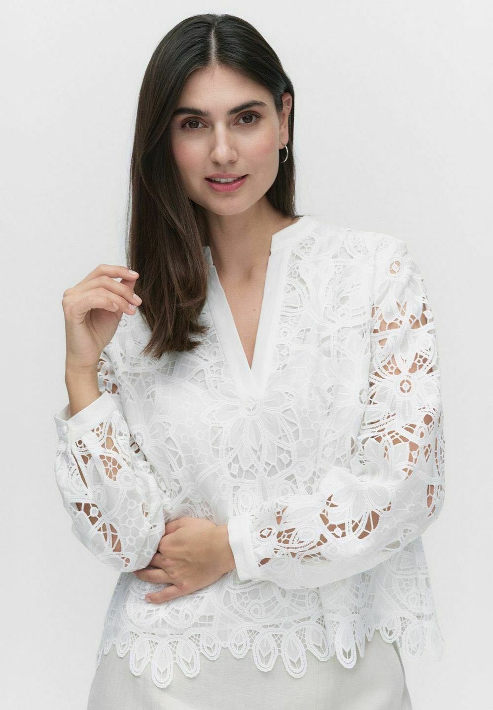 

Блуза LISEN BRODERIE ANGLAISE STOCKH LM, белый